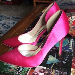 Hot pink stilettos